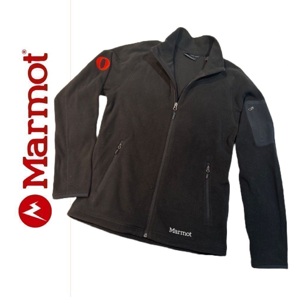 Marmot Men’s‎ Polartec Black Full Zip Fleece - Size S